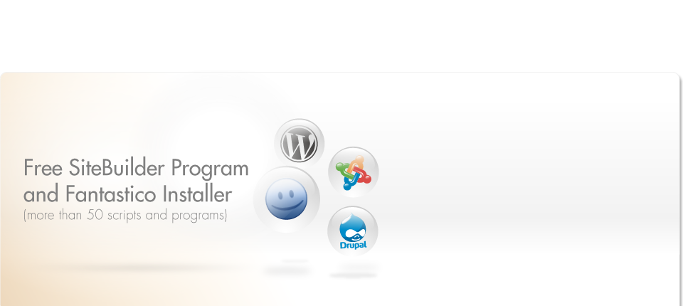 Free SiteBuilder Program and Fantastico Installer